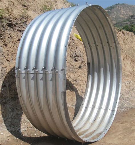 corrugated steel drainage pipe